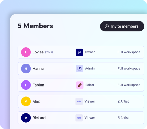 Invite members